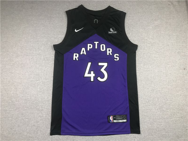 Men Toronto Raptors #43 Siakam Purple 2021 Nike Game NBA Jersey